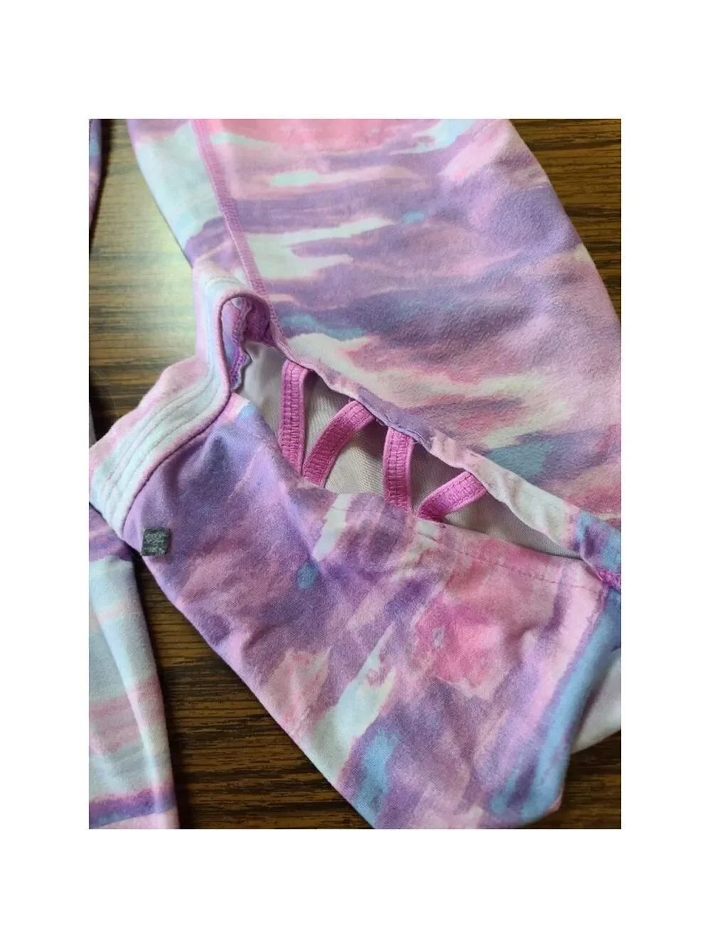 Activewear Outfit Girls 14: Purple Pink Top & Leggings